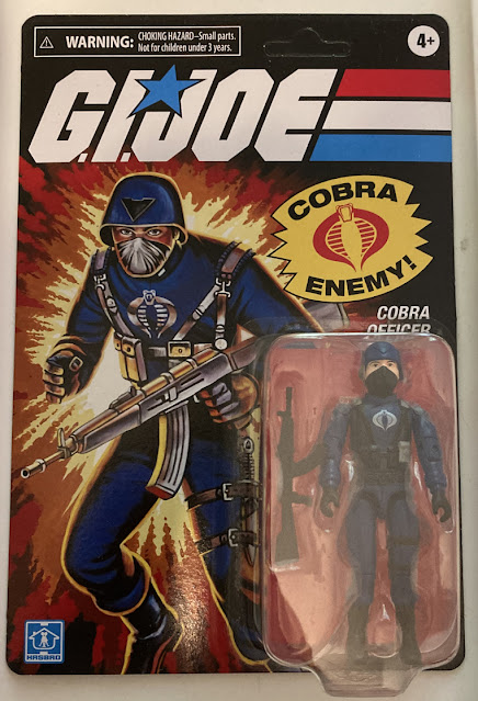 2022 Cobra Officer, Cobra Trooper, Haslab, MOC, Carded, 1984 ASP, Black Major Cobra Trooper