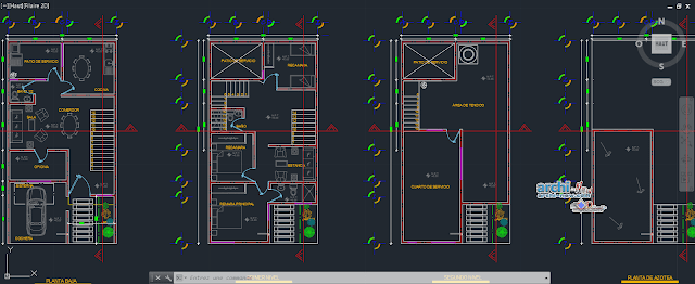 One's house room Dwg  