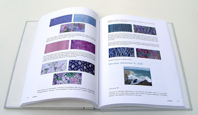 my blog as a book, Beadlust by Robin Atkins, photo page spread