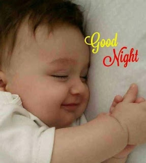 good night images with beautiful baby
