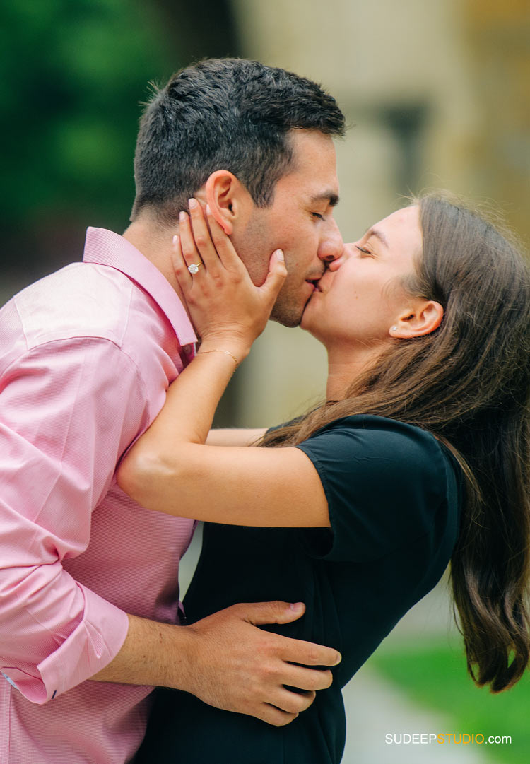 Surprise Wedding Proposal Photography University of Michigan Law Quad by SudeepStudio.com Ann Arbor Wedding Photographer