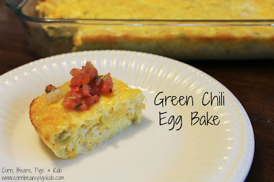 Mother's Day Brunch - Green Chili Egg Bake