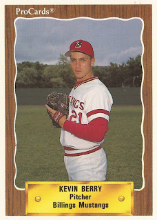 Kevin Berry 1990 Billings Mustangs card