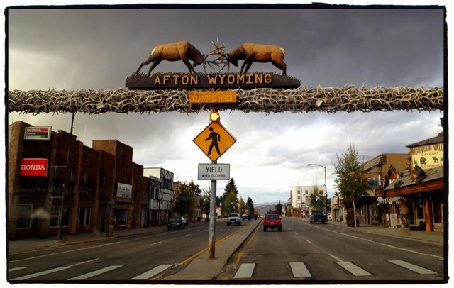 afton wyoming antlers