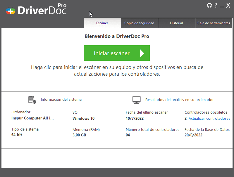 Descargar DriverDoc Pro Español + Serial