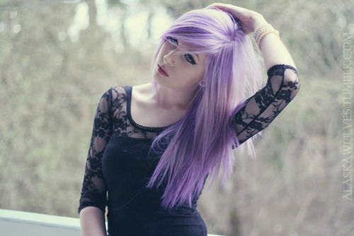 Lifestyle &amp; Beauty ♥: violette / fliederfarbene Haare. ♥  width=