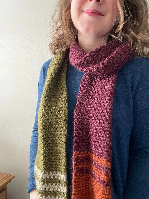 Moss Stitch Scarf