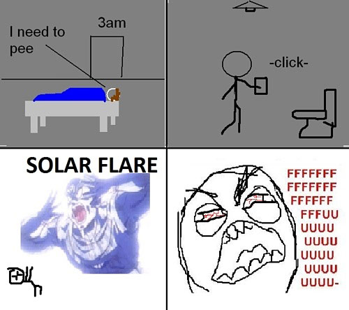 Waking Up In The Middle Of The Night - Solar Flare 