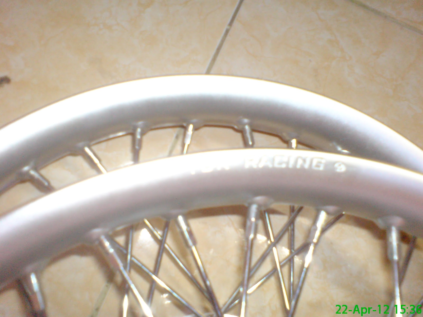 Velg TDR Silver untuk Vixion  Velg Motor Murah