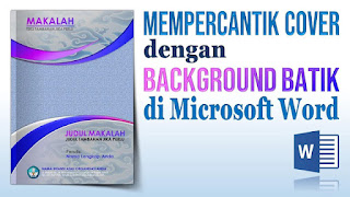 Mempercantik Cover dengan Background Batik