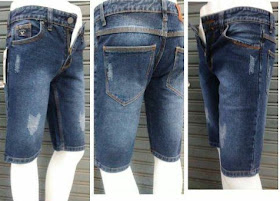 celana jeans pendek, celana pendek pria, celana pendek sobek, celana jeans murah