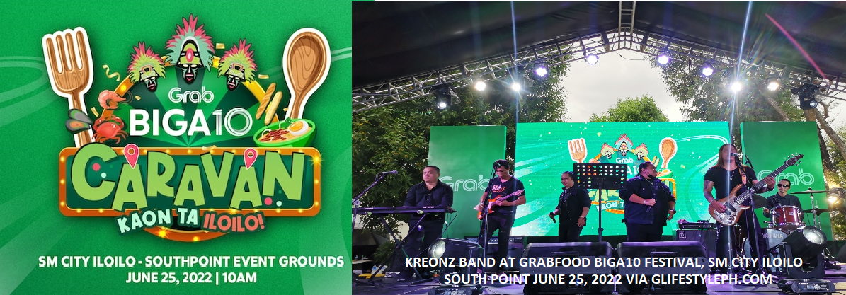 Live performance of Kreonz Band at Grab Caravan BIGA10 Festival