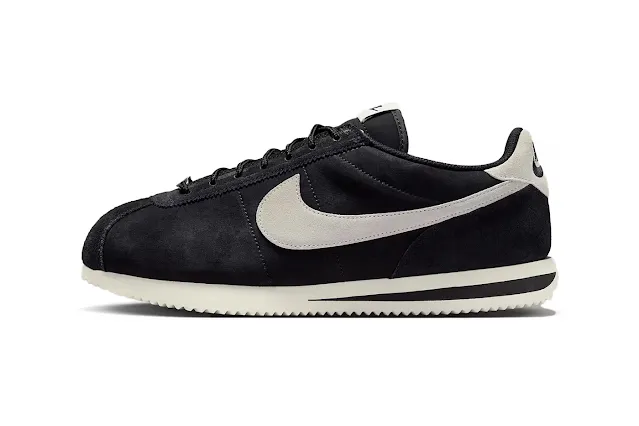 Nike Gives the Cortez a Sleek Nubuck and Suede Makeover in "Black/Sail"