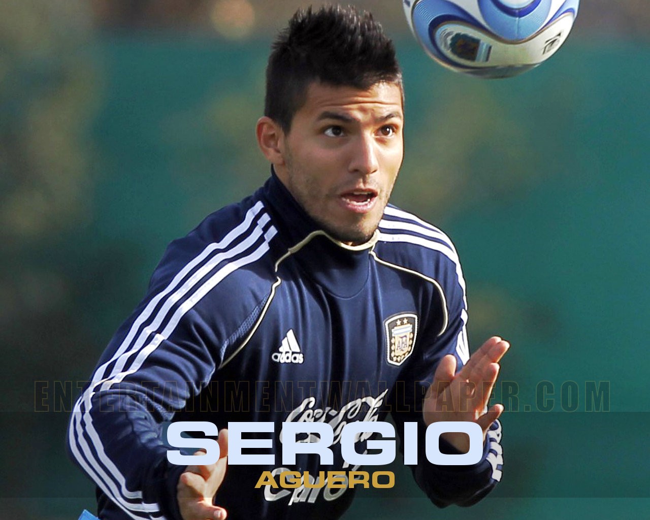All Football Players: Sergio Aguero 2012 New Wallpapers