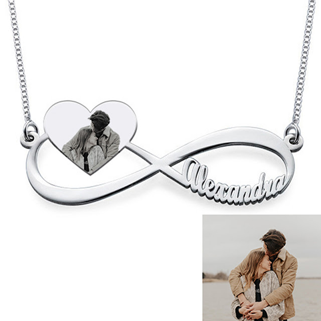 collana con foto personalizzata collana con nome e foto personalizzata