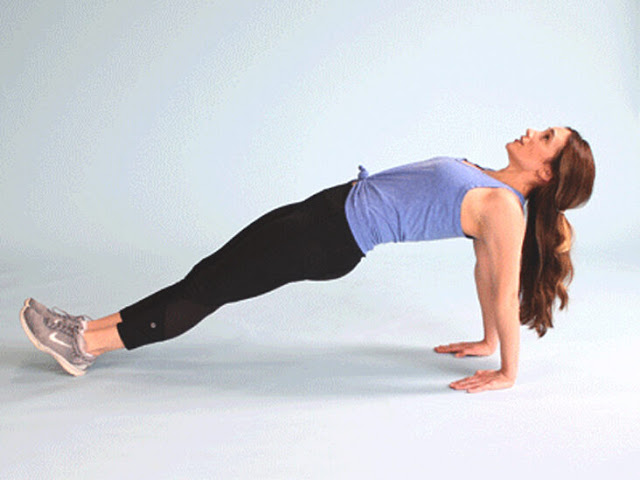 Reverse plank