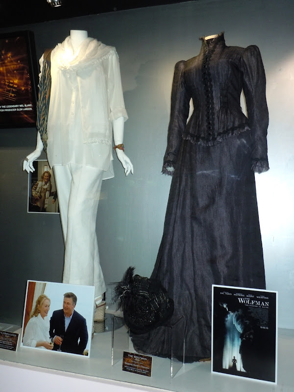 It's Complicated and The Wolfman costume display