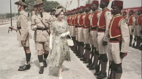 Queen Elizabeth British Empire colonialism slavery genocide imperialism oligarchy monarchy death history