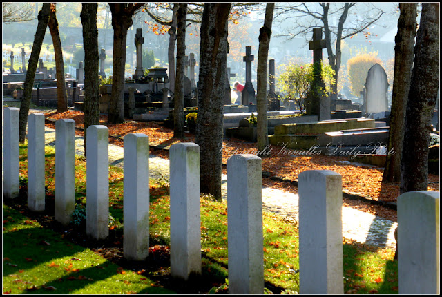 Tombes britanniques British WWI tombs cimetière Gonards Versailles