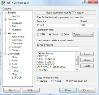 Konfigurasi Dasar Cisco Router via PuTTY