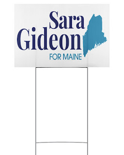 Sara Gideon yard sign