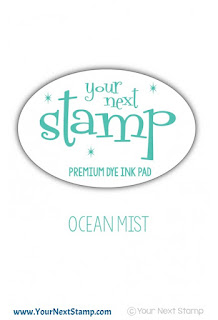 Premium Dye Ink Pad Ocean Mist