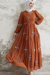 Ramadan Floral Maxi Dress