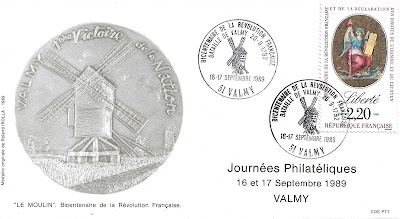 Commémoration de la bataille de Valmy - France 1989