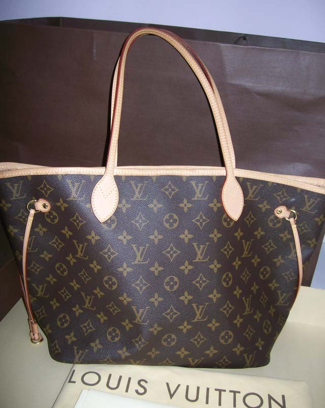 My Used Bag - LV Authentic Louis Vuitton Monogram Neverfull Handbag MM ...