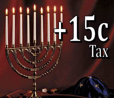 The Menorah tax will never take off