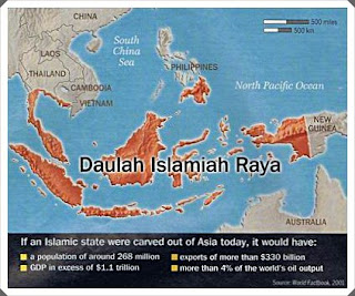 Daulah Islamiah Raya‏ Map