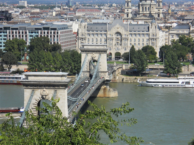 Ponte delle catene sul fiume Danubio a Budapest