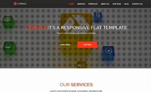 Cyprass - Responsive Business Template