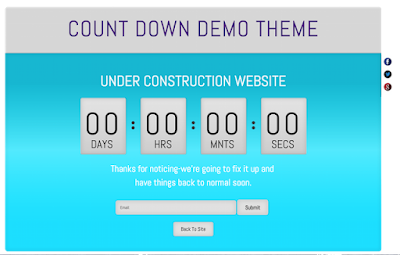 Blogger Count Down Template Blogger Count Down Template