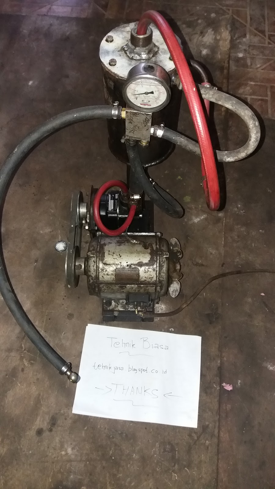 Tehnik Biasa Membuat Mesin Jet dari Turbocharger Unit 