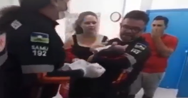 VÍDEO: bebê de 15 dias é salvo por médico do Samu após engasgar em Porto Velho