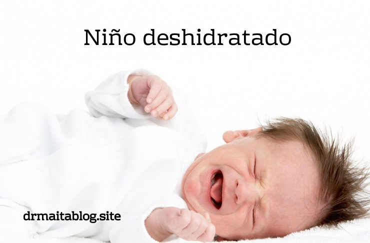 Niño deshidratado