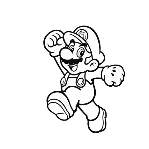Super Mario Coloring Pages