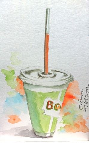 Boost Juice Sketch