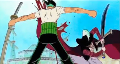 Thất Vũ Hải Mihawk chém zoro