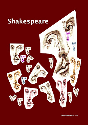 Imagen 04. labrujulazularte 2012/04/11 Montaje grafico para Post: El mundo a través de Shakespeare. Londres 2012.