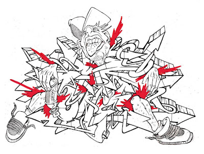 Sketch Wildstyle Graffiti Letter Characters