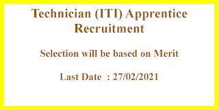 Technician (ITI) Apprentice Recruitment - Government of Orissa