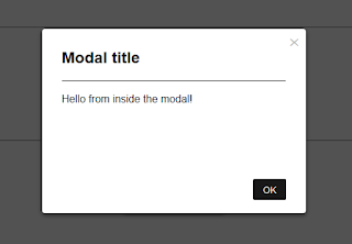 Modal Box Dialog