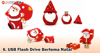 USB Flash Drive Bertema Natal merupakan salah satu inspirasi souvenir natal terbaik untuk karyawan dan rekan kerja