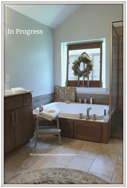 Master Bathroom Makeover-Reveal-Tub Area-DIY-One Last Project-From My Front Porch To Yours