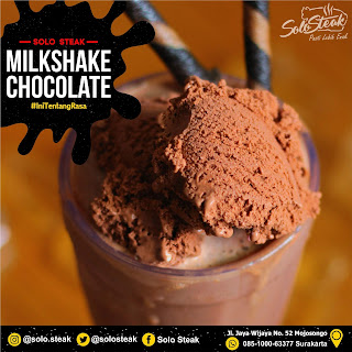 Milkshake Coklat Solo Steak Karanganyar