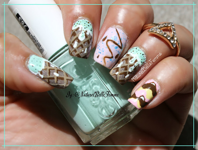 icecream nail art