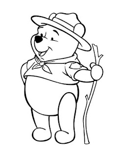 Sketsa Gambar Mewarnai Winnie The Pooh 20167