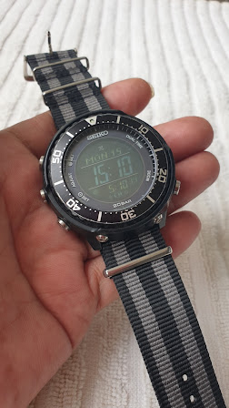 SEIKO PROSPEX DIGITAL TUNA FIELDMASTER SBEP005J SOLAR